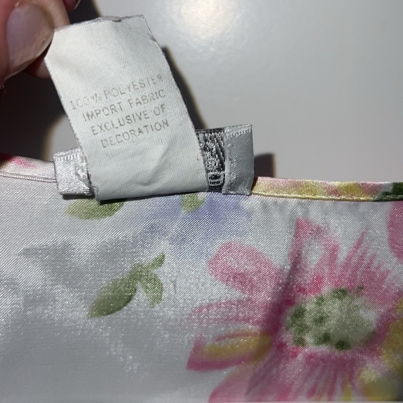 Vintage Cinema Etoile Floral Pattern Pastel Colors Robe Duster - Picture 10 of 10